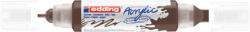 edding 5400 AKRIL MARKER 3D DOUBLE LINER (2-3 MM/5-10 MM), Chocolate Brown
