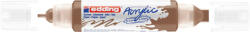 edding 5400 AKRIL MARKER 3D DOUBLE LINER (2-3 MM/5-10 MM), Hazel