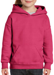 Gildan kapucnis gyerek pulóver, GIB18500, Heliconia-S