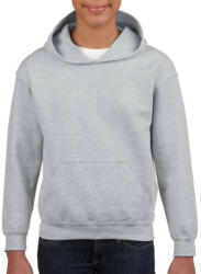 Gildan kapucnis gyerek pulóver, GIB18500, Sport Grey-M