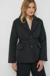 Sisley rövid kabát női, fekete, átmeneti - fekete 38 - answear - 47 990 Ft
