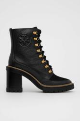 Tory Burch bőr csizma fekete, női, magassarkú - fekete Női 41 - answear - 149 990 Ft
