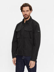 Calvin Klein Átmeneti kabát Recycled Light Shirt Jacket K10K107136 Fekete Regular Fit (Recycled Light Shirt Jacket K10K107136)