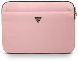 GUESS Triangle Logo 13″ laptop táska (rózsaszín)