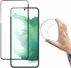 Wozinsky Full Cover Nano Glass Film kijelzővédő üvegfólia fekete kerettel Samsung Galaxy S22