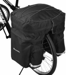  Wozinsky WBB13BK biciklis táska hátsó csomagtartóra több rögzítési ponttal 60L (fekete)