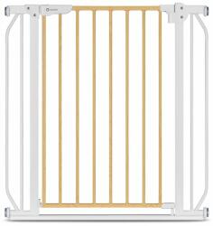 Lionelo Poarta de siguranta, Lionelo, Truus Slim, Prin presiune, 105 cm, Conform cu standardul europeane de securitate EN1930, Gri/Natur (LO-TRUUS_SLIM_WHITE_NATURAL)