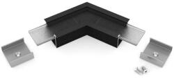 TOPMET LINEA-IN20 fekete eloxált sarokidom 120° Topmet (SL E4920021s)