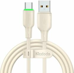 Mcdodo CA-4750 USB-A apa - USB-C apa 2.0 Adat és töltőkábel - Bézs (1.2m) (CA-4750)