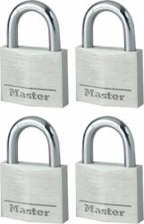 Masterlock 9140EURQNOP 40mm Kulcsos lakat (4 db / csomag) (9140EURQNOP)