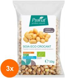 Pronat Foil Pack Set 3 x Soia BIO Crocant, 50 g, Pronat (ORP-3xLG1011.50)