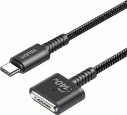 Unitek C14121BK-2M USB-C - MagSafe 2.0 töltő kábel - Fekete (2m) (C14121BK-2M)