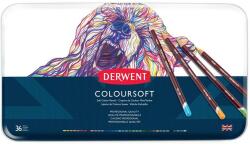 Derwent Set 36 Creioane Colorate Coloursoft Derwent (0701028)