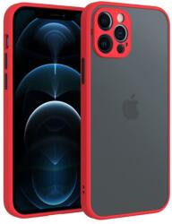 Cellect iPhone SE 2022/2020/8/7 műanyag tok piros fekete (CEL-MATT-IPHSE22-RBK) (CEL-MATT-IPHSE22-RBK) (CEL-MATT-IPHSE22-RBK)