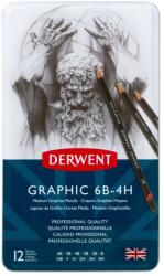 Derwent Set 12 Creioane Grafit Medium Graphic Derwent (34214)