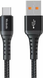 Mcdodo CA-2270 USB-A apa - USB-C apa Adat és töltő kábel - Fekete (0.2m) (CA-2270)