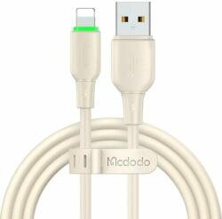 Mcdodo CA-4740 USB-A apa - Lightning apa 2.0 Adat és töltőkábel - Bézs (1.2m) (CA-4740)