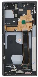 NBA001LCD1011205510 Samsung Galaxy Note20 Ultra / Note20 Ultra 5G fekete OEM AMOLED kijelző érintővel kerettel, előlap (NBA001LCD1011205510)