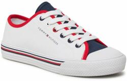Tommy Hilfiger Teniși Tommy Hilfiger Low Cut Lace Up Sneaker T3X9-33325-0890 S White/Blue/Red Y003