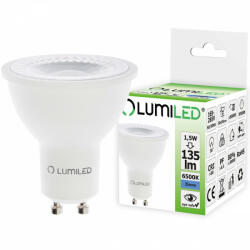Lumiled GU10 LED izzó 1.5W = 15W 135lm 6500K Hideg 36° LUMILED (LEDZARMI002C)