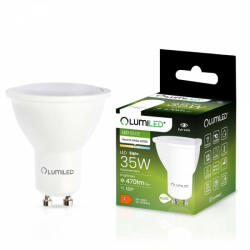 Lumileds GU10 LED izzó 5W = 35W 470lm 4000K semleges 120° LUMILED (LEDZARMI011A)