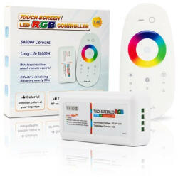 Mi-Light Vezérlő RGB LED szalagokhoz, 216 W RECEIVER + RF Wi-Fi Mi-Light távirányító - FUT025 (MILGHT024)
