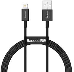 Baseus Superior iPhone adat/töltőkábel 1m 2, 4A - Fekete