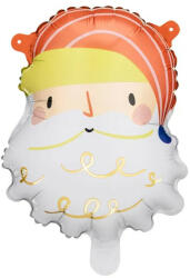 Partydeco Karácsonyi fólia lufi, Mikulás 26 cm, 5db, csak levegővel tölthető (LUFI973742)