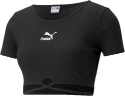 PUMA T-shirt Classics Ribbed Tee 533450 01 puma black (533450 01 puma black)