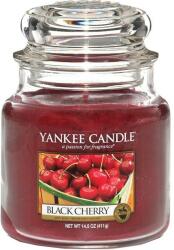 Yankee Candle Lumânare parfumată într-un borcan Cireașă neagră - Yankee Candle Scented Votive Black Cherry 411 g