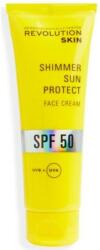 Revolution Skin Cremă de protecție solară sclipitoare pentru față - Revolution Skin SPF 50 Shimmer Sun Protect Face Cream 50 ml