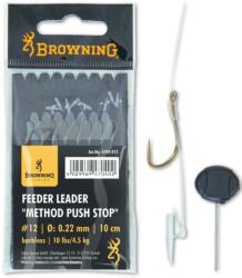 Browning #12 method feeder előke push stop bronz 10lbs / 4, 50kg hooklength: 10cm (4704012) - epeca