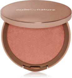Nude by Nature Cashmere Pressed Blush fard de obraz sub forma de pudra cu efect de nutritiv culoare Desert Rose 6 g
