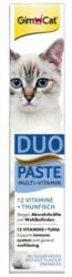 GimCat Duo Multi-Vitamin Paste 50 g pasta pisci cu ton si 12 vitamine