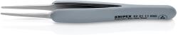 KNIPEX Pensetă de precizie cu mâner de cauciuc ESD 123mm KNIPEX 60045 (92 21 11 ESD)