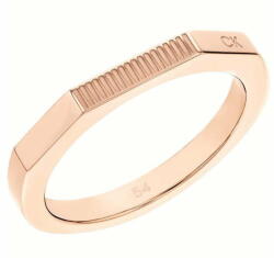 Calvin Klein Divatos bronz gyűrű Faceted 35000189 (Kerület 54 mm)