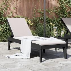 vidaXL antracitszürke PP napozóágy 186 x 60 x 29 cm (364219) - vidaxl