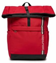 Tommy Hilfiger Rucsac Th Monotype Rolltop Backpack AM0AM11792 Roșu