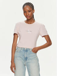 Calvin Klein Jeans Tricou Monologo Slim Tee J20J222564 Roz Slim Fit