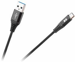 Rebel Cablu Usb - Usb Tip C Rebel 100 Cm Negru (rb-6001-100-b) - global-electronic