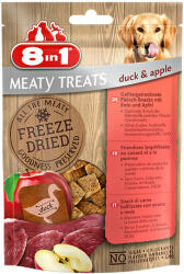 8in1 Meaty Treats fagyasztva szárított kacsa almával 50g - krizsopet