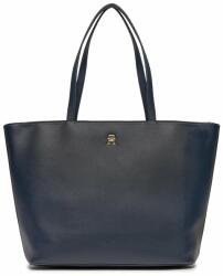 Tommy Hilfiger Дамска чанта Tommy Hilfiger Th Essential Sc Tote Corp AW0AW16089 Space Blue DW6 (Th Essential Sc Tote Corp AW0AW16089)