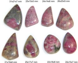 Cabochon Rubin In Iolit - Picatura - Neregulat - 22-31x14-21x5-8 mm - 1 Buc - concepttropic - 14,00 RON