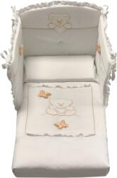 Azzurra Set Protectie Patut 4 Piese Bumbac Colectia Soffio Ivory Azzurra Ivory Lenjerii de pat bebelusi‎, patura bebelusi