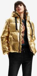 Desigual rövid kabát női, sárga, téli - arany L