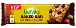 belVita Keksz BELVITA Baked Bar étcsokoládés-mogyorós 40g - papir-bolt