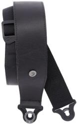 D'Addario Comfort Leather Auto Lock Guitar Strap Black - kytary - 24 490 Ft