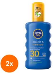 Nivea Set 2 x Spray Hidratant Nivea Sun, Spf 30, 200 ml (ROC-2xMAG1011074TS)