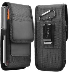 Techsuit - Outdoor Phone Waist Bag (TWB1) - Multifunctional Wearable with Belt Hanging, XXL, 17.5x10x2.5cm, 7 inch - Black (KF2317816)