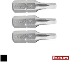 Fortum 4741601 bitbehajtó, SQ1x25 mm, 3 darabos (1/4" bit befogás) (4741601)